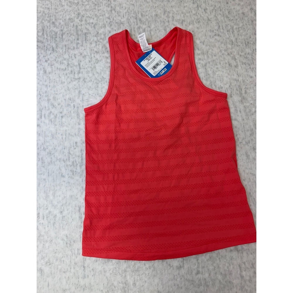 DSG Girls Movement‎ Seamless Mesh Tank Cabana Coral XS Racerback Athletic Top